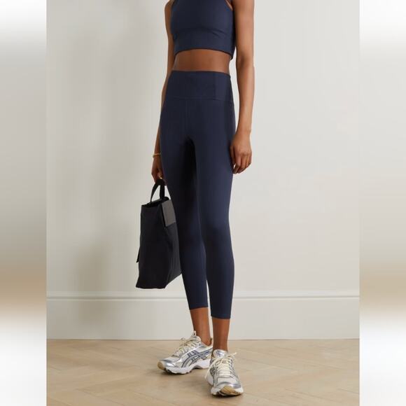 Girlfriend Collective Blue Ribbed Leggings | Size XS - Picture 1 of 10